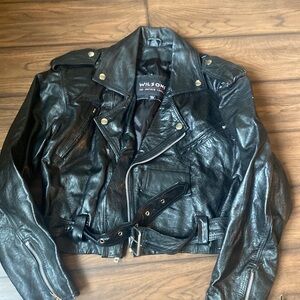 Wilson’s Leather motorcycle jacket. Women’s XS